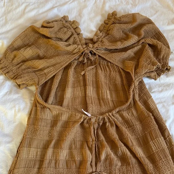 Free People Open Back Mini Dress - Picture 2 of 2